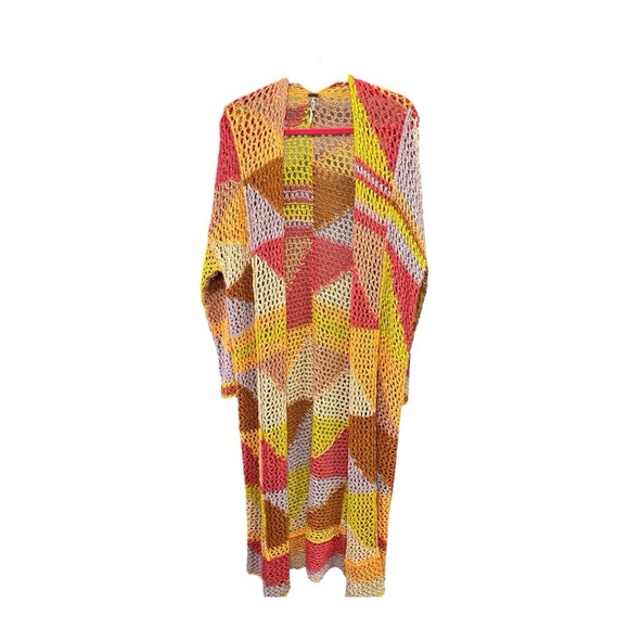 NWOT - Free People - Chasing Rainbows Cardi - Size XS/S (Oversized) - Picture 5 of 5